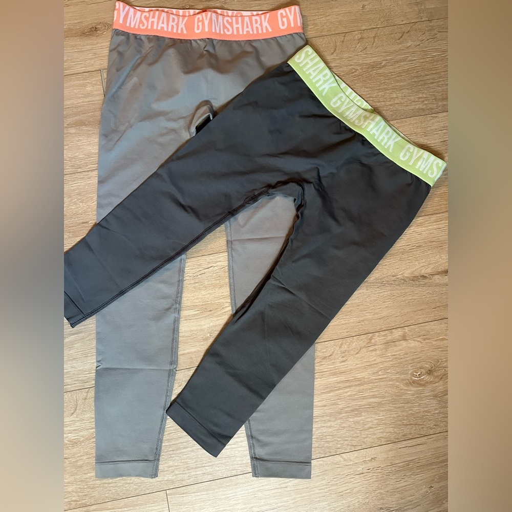 Gymshark Leggings with Branded Waistband Size M